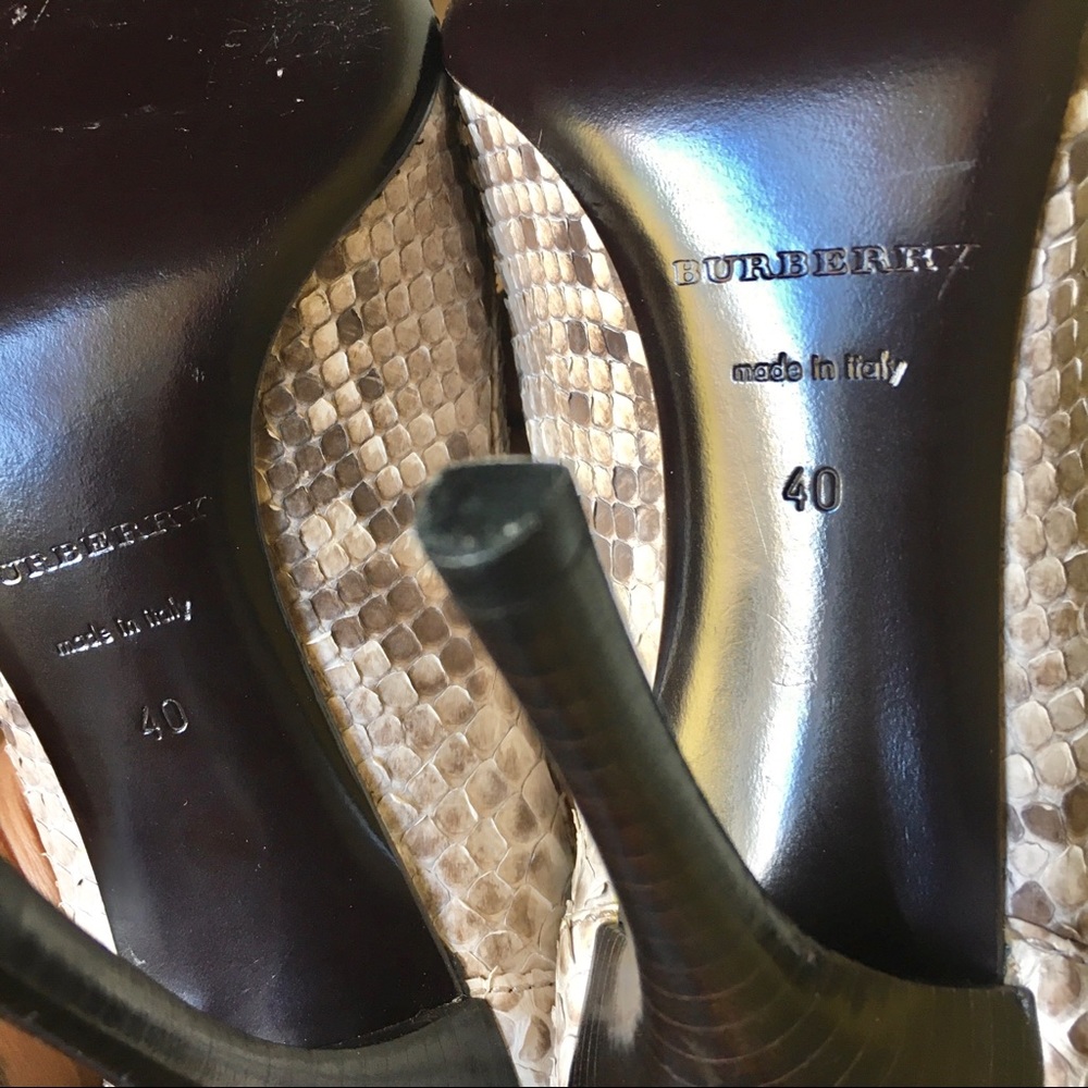 Burberry python pumps - Picture 4 of 8